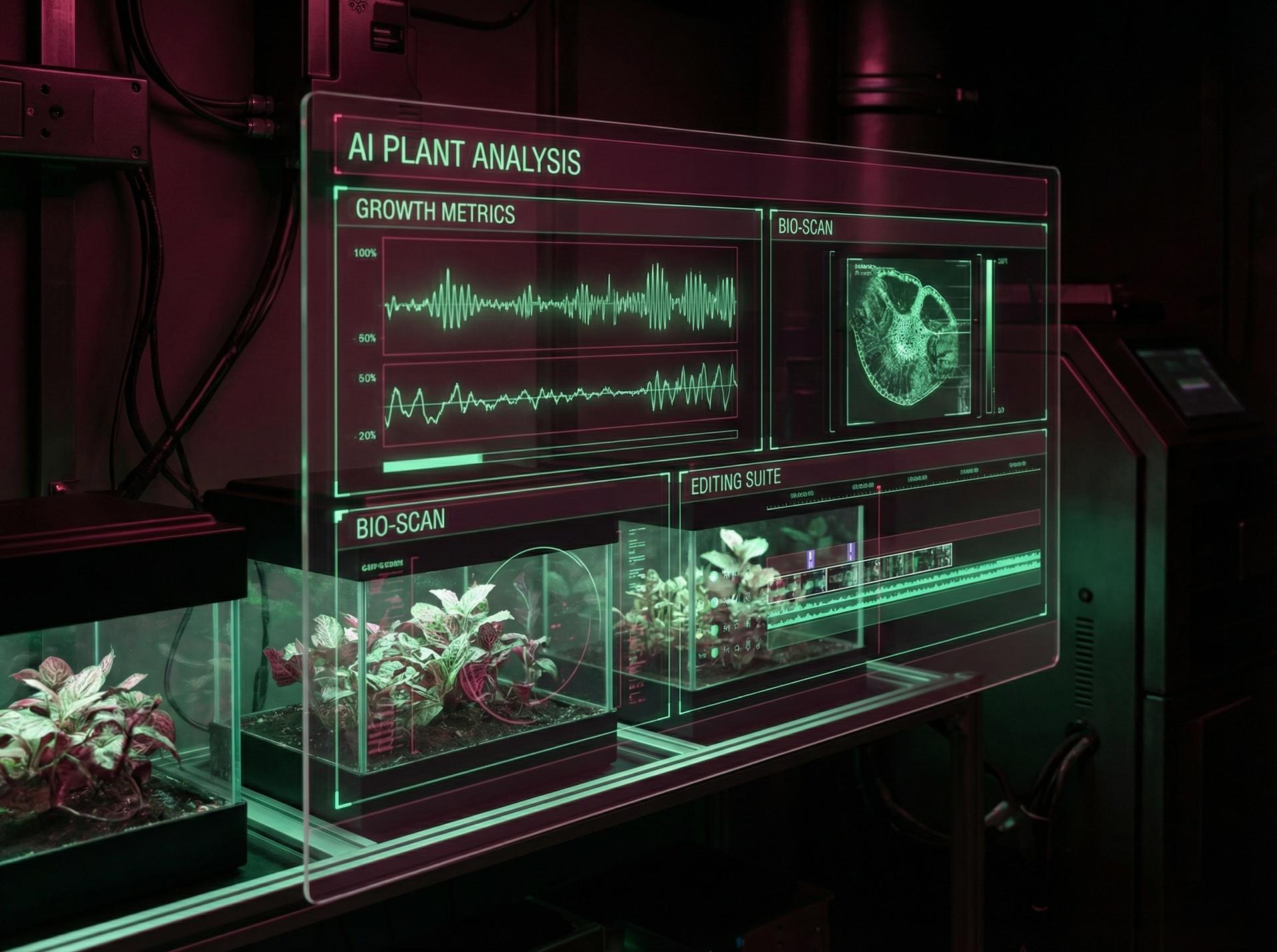 猎奇 AI植物视频剪辑